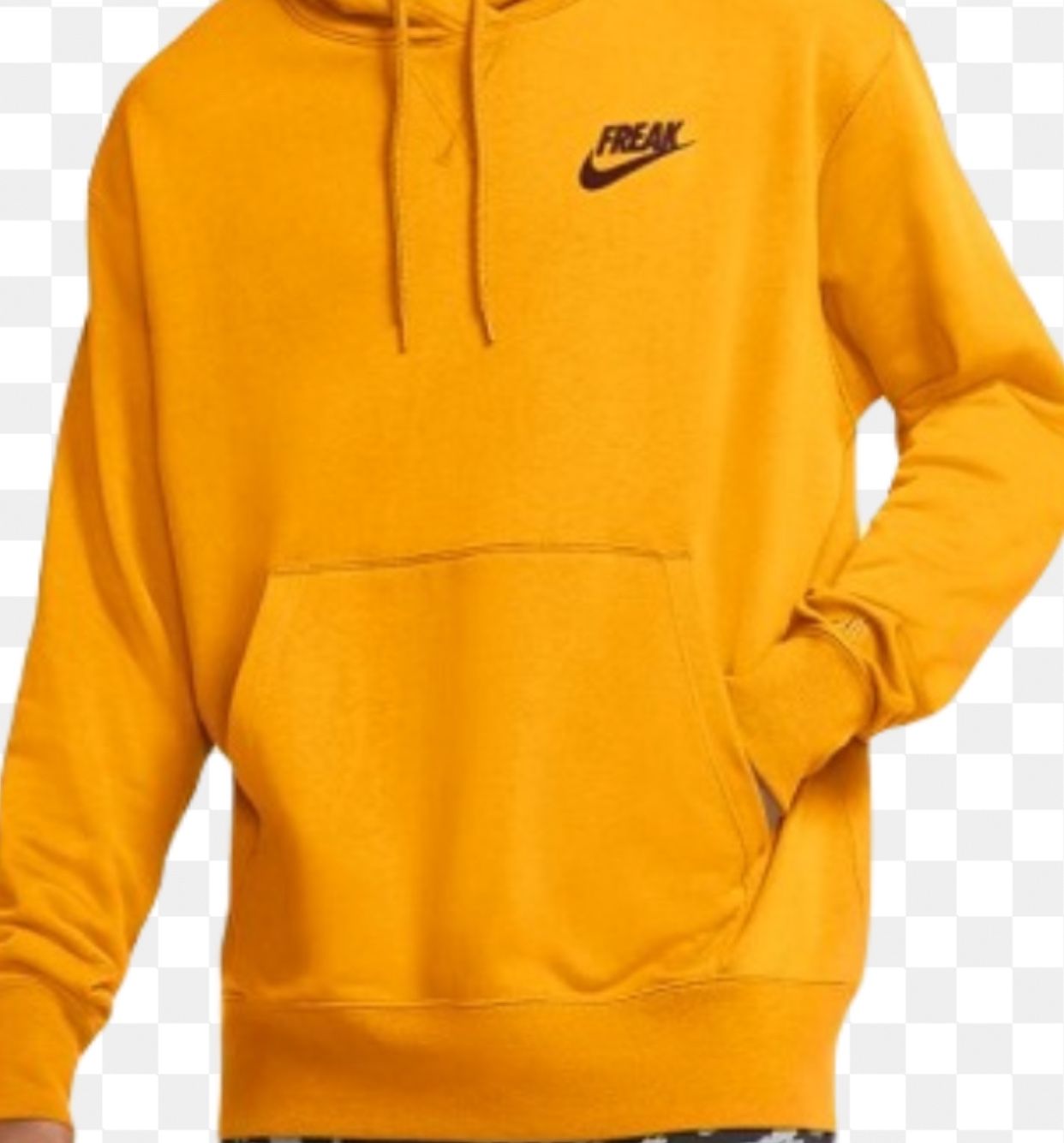 Nike Giannis Freak Swoosh Hoodie In Yellow | ModeSens