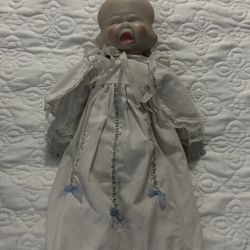Antique Vintage 3 Headed Doll 