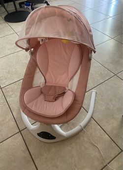 Pink Baby Swing With Sounds/It’s Like New