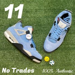 Size 11 Air Jordan 4 Retro “University Blue” ☁️