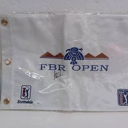 Fbr Open Scottsdale Tpc Flag Autograph 