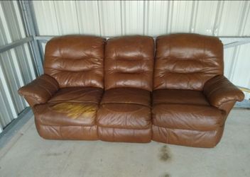 Lazy boy leather couch must go