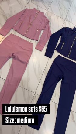 Lululemon set cropped