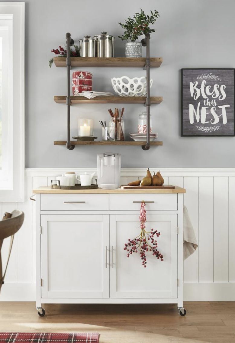 Floating wall shelves - decor