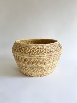 Hand woven Native American made basket