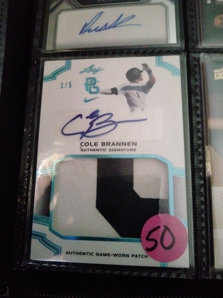 Cole Brannen Auto Patch Card 1/5