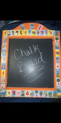 Loteria chalkboard