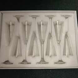 4oz Martini Glasses Set of 8, champagne glasses,Crystal Cocktail Glasses, Long stem Sparkling Wine glasses for Party, Restaurant, Bar, Wine Toasting, 