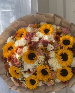 Fall bouquets sunflower Ramo