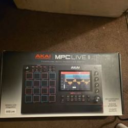 Akai Professional MPC Live II Standalone Music Production Center MPC Equipment & MiDi keyboard controller.