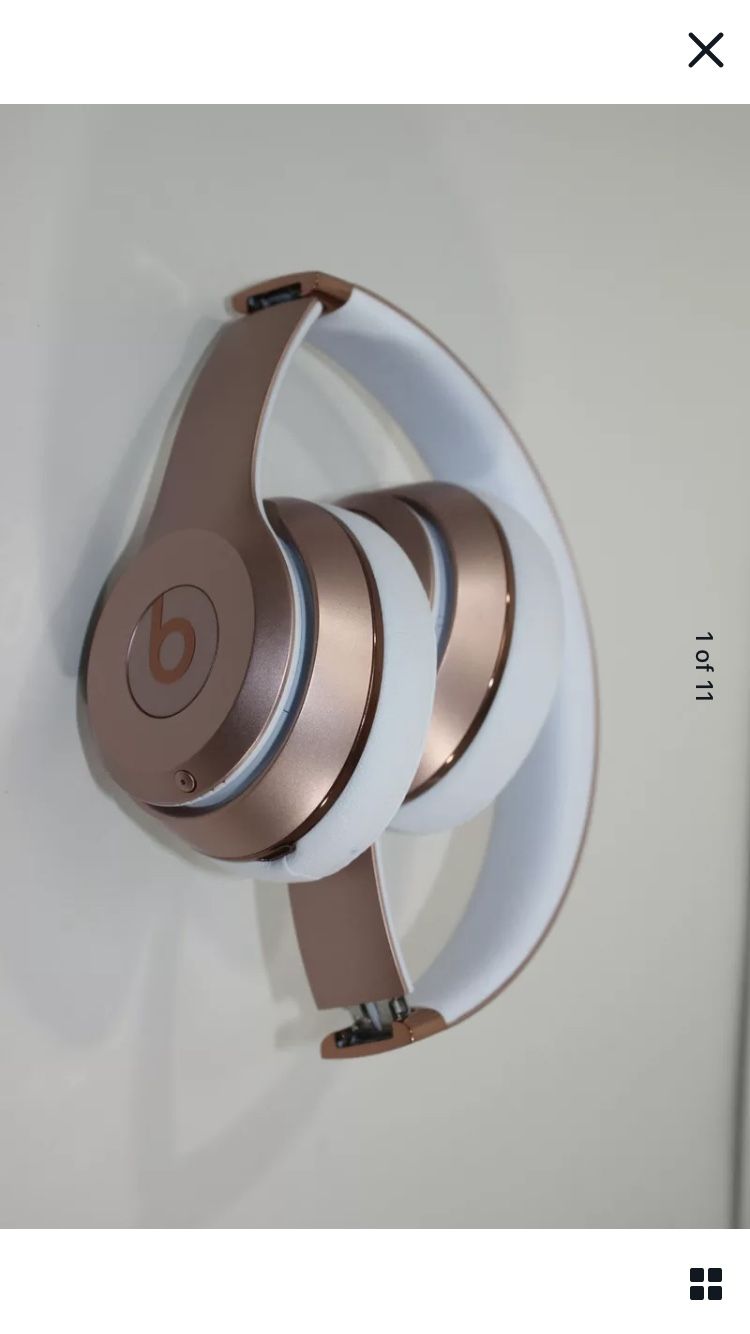Beats Solo3 Wireless Series On-Ear Headphones - Pink Rose Gold MNET2LL/A Genuine