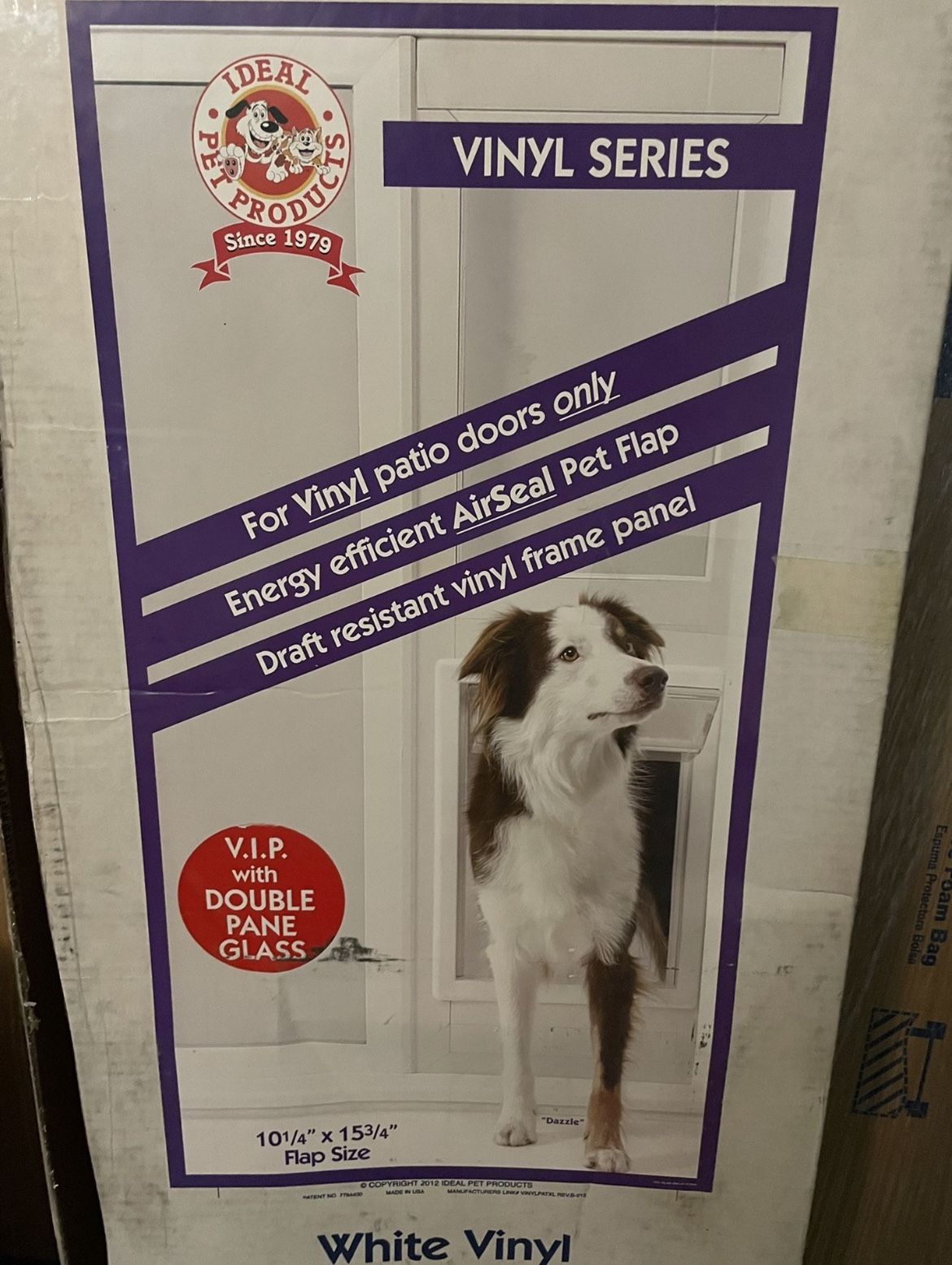 Ideal VIP vinyl Sliding Glass Dog Door for Sale in Chandler, AZ - OfferUp