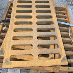 12"X 24" X 1.5 Cast Iron Trench Grate