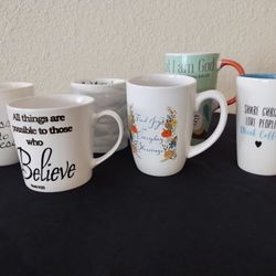Inspirational Faith Based Mugs Bundle 
