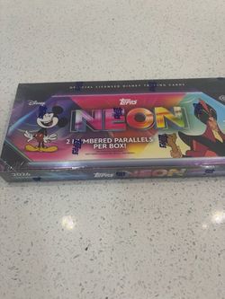2026 Topps Disney Neon Trading Cards Hobby Box
