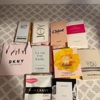 Luxury Designer Women's Perfume Sample Lot - Dior, Prada, Mugler, etc