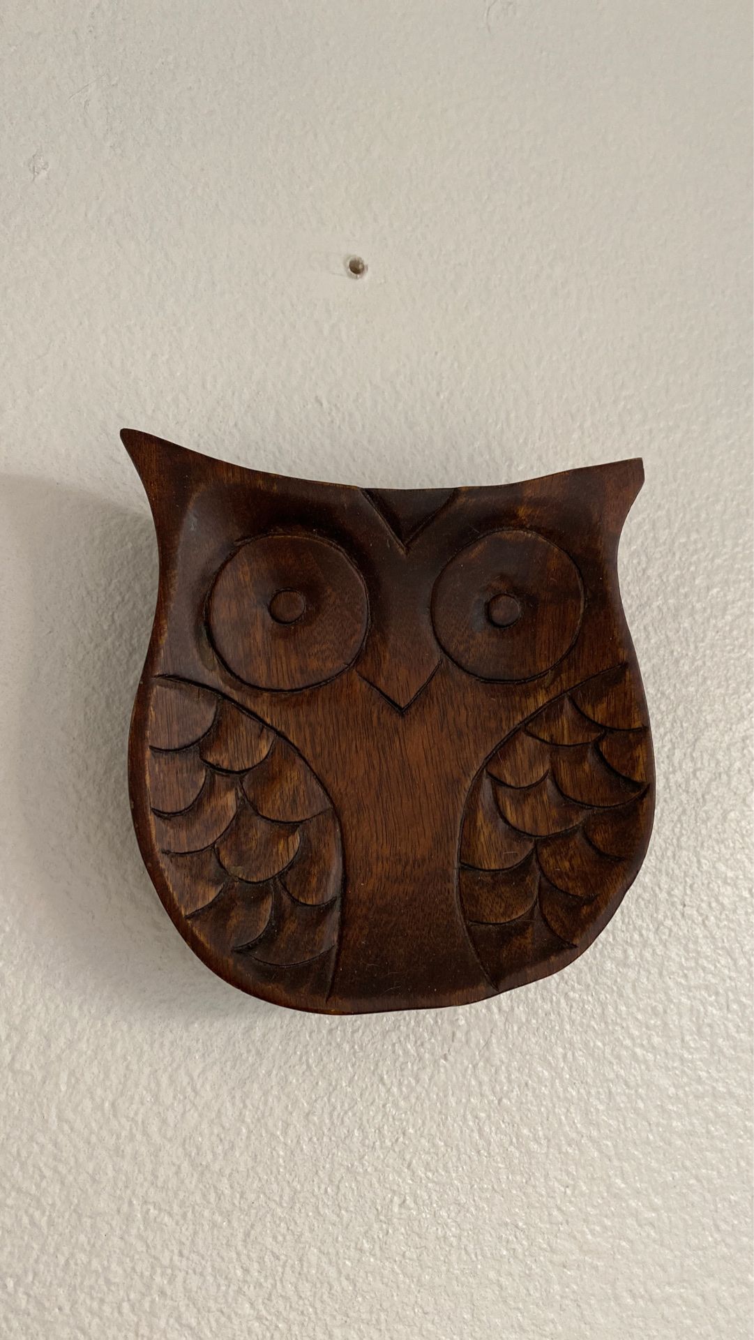 Hanging Wooden Owl