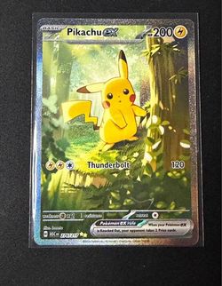 Pikachu ex 276/217 Ascended Heroes SIR Pokemon Card Special Illustration Rare