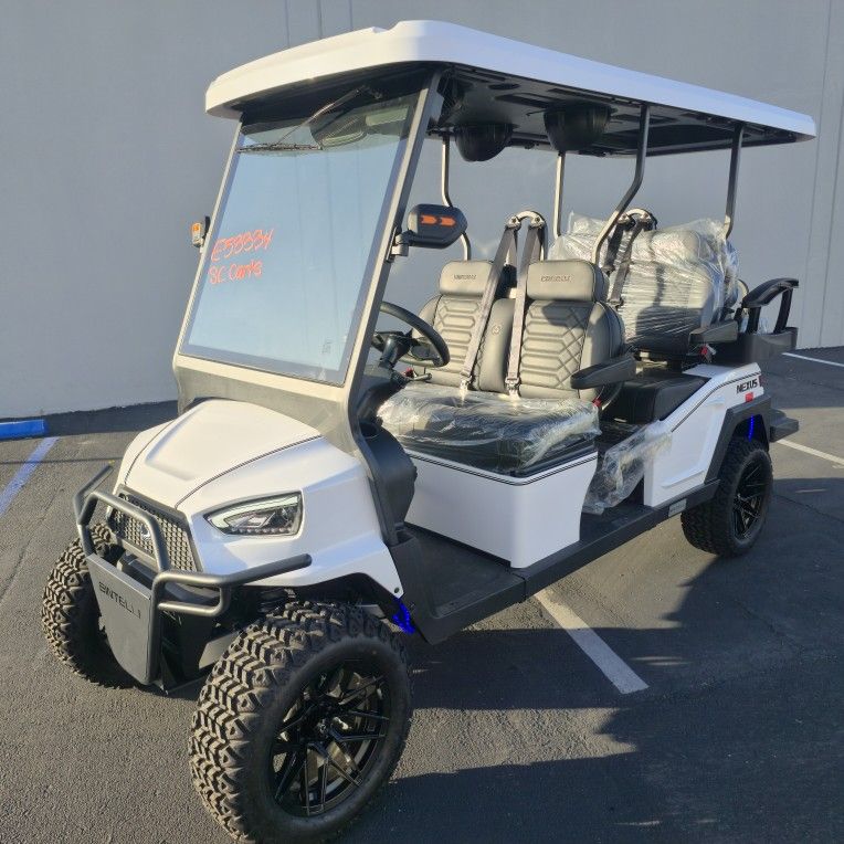 2025 GEN 2 Bintelli Nexus 6-Passenger Lifted 72-Volt Lithium Street Legal LSV Golf Cart