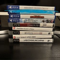 Ps3/ps4 Games 
