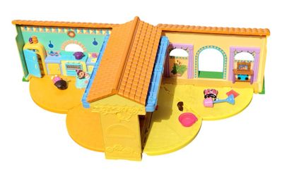2003 Mattel Dora the Explorer Doll House Kids Toy Playset Accs Dollhouse 