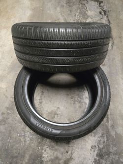 2. Tires.  235. 45. 18.   Pirrelli