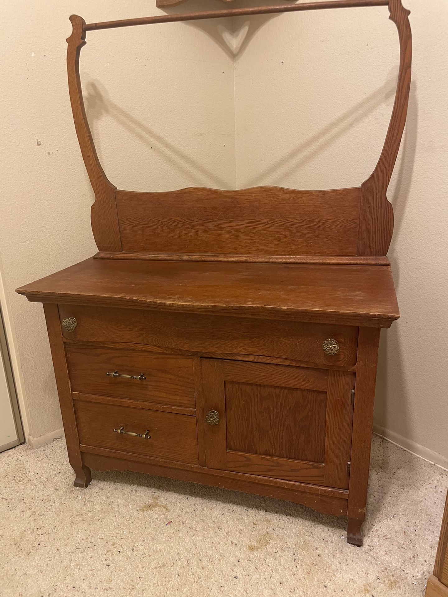 Antique Dry Sink Dresser 