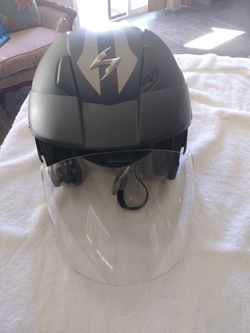 Brand New SCORPION Helmet. Size SM open face or facemask $80 obo