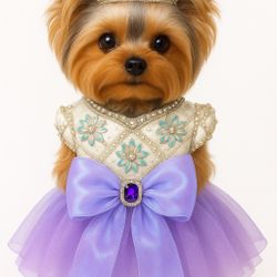 Luxury Dog Dress/ XS