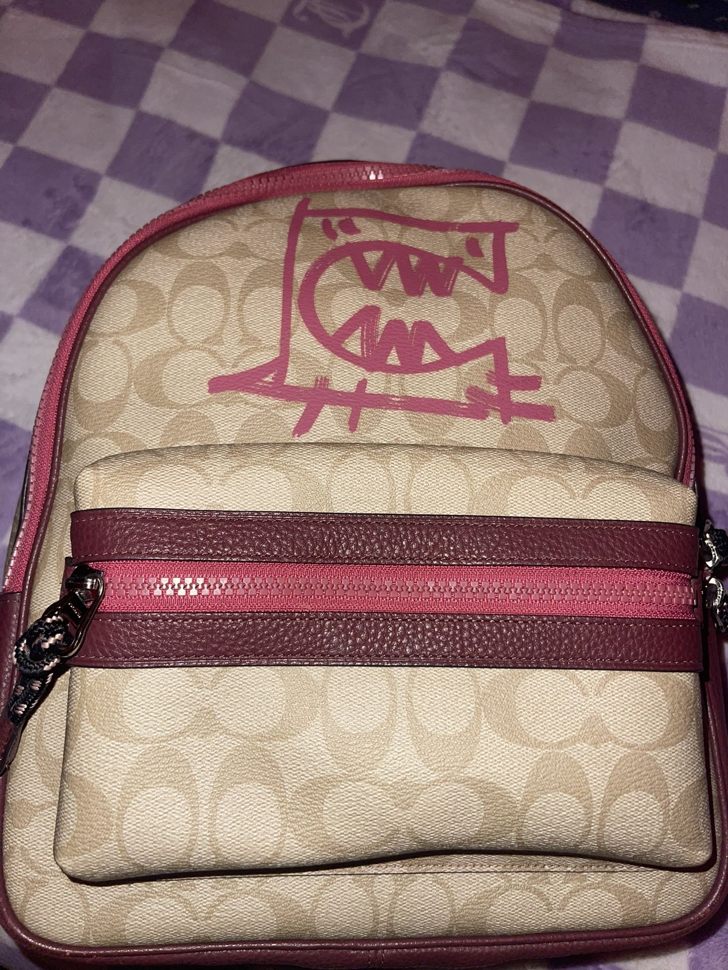coach mini backpack