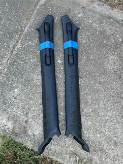 1986~1992 Toyota Supra OEM A Pillar Trim Blue & Grab Handles Mk3 Supra