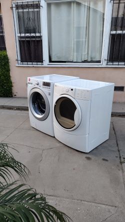 Washer and gas dryer