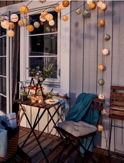 IKEA Tärnö Bistro Outdoor Patio Table & 2 Chairs