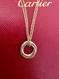 Cartier Sweet Trinity Necklace 18K Gold + Original Certificate & Boxes