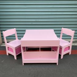 Kids Chair And Table Set 