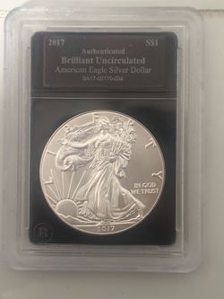 2017 American eagle liberty silver dollar