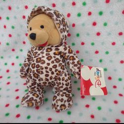 Disney Store Winnie The Pooh 8" Dress Up Leopard Costume Plush New W/tag