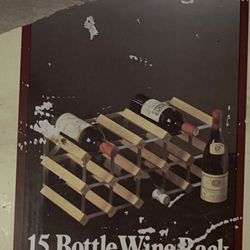 RTA 15 Bottle Countertop Wine Bottle Rack 