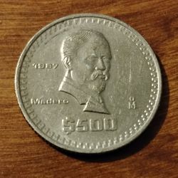 1987 Mexico Mexican vintage coin