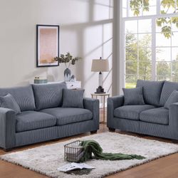 2 Pc Sofa Set