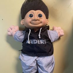 NFL Raiders Troll Doll 