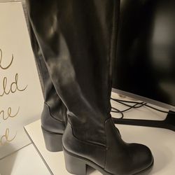 Knee High Black Boots