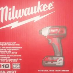 Milwaukee Cordless 1/4" Impact
