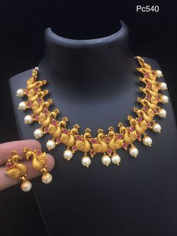 Womens Gold Plated Necklace