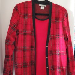 Dressy Sweater With Jacket Attached