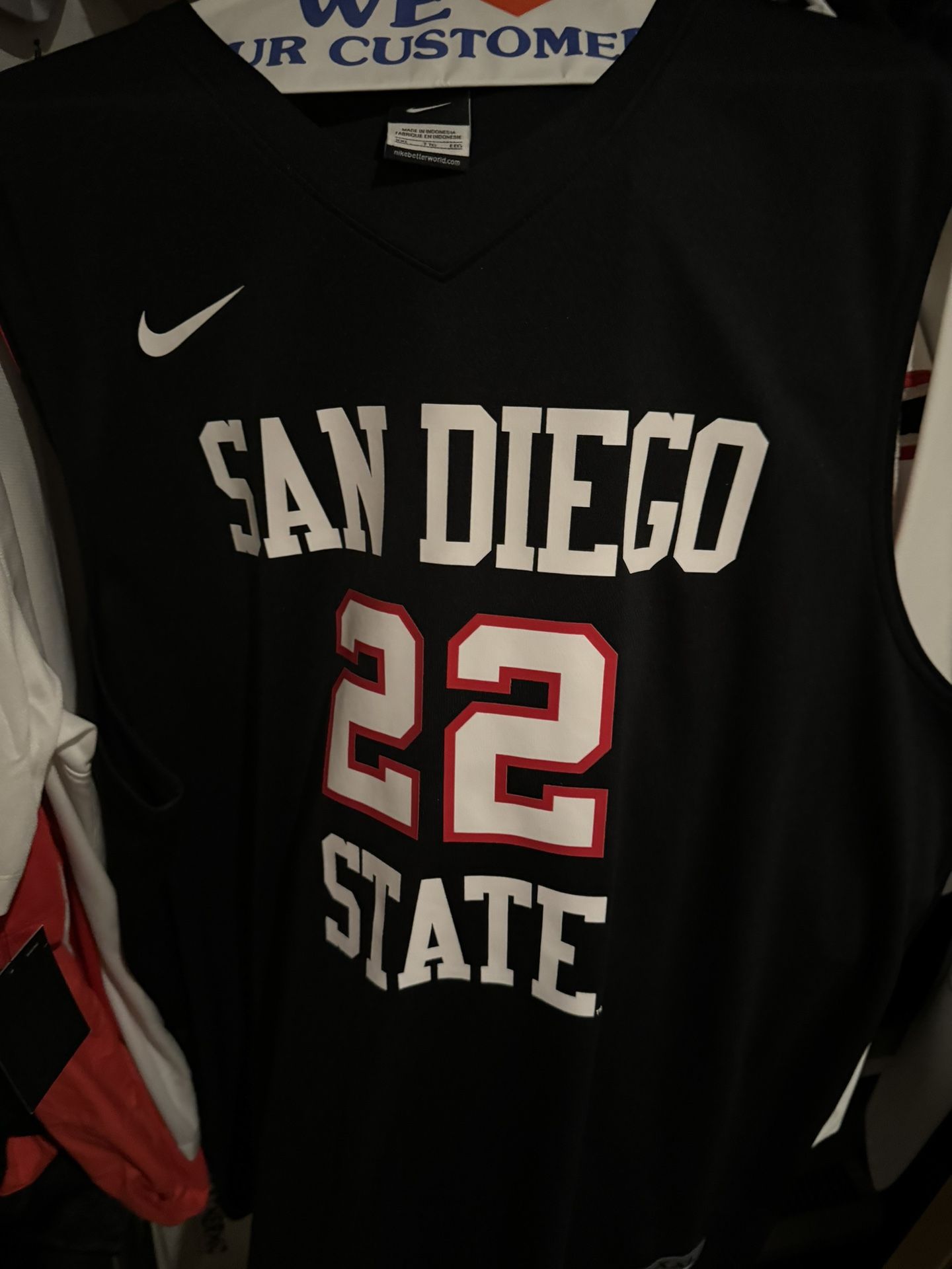 Nike SDSU Men’s Basketball Jersey XXL (nwt)