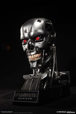 T-800 terminator endoskull life sized