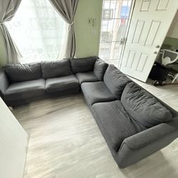 IKEA Parup 5 Seat L-Shaped Couch 92 1/2" x 92 1/2" x 27" 