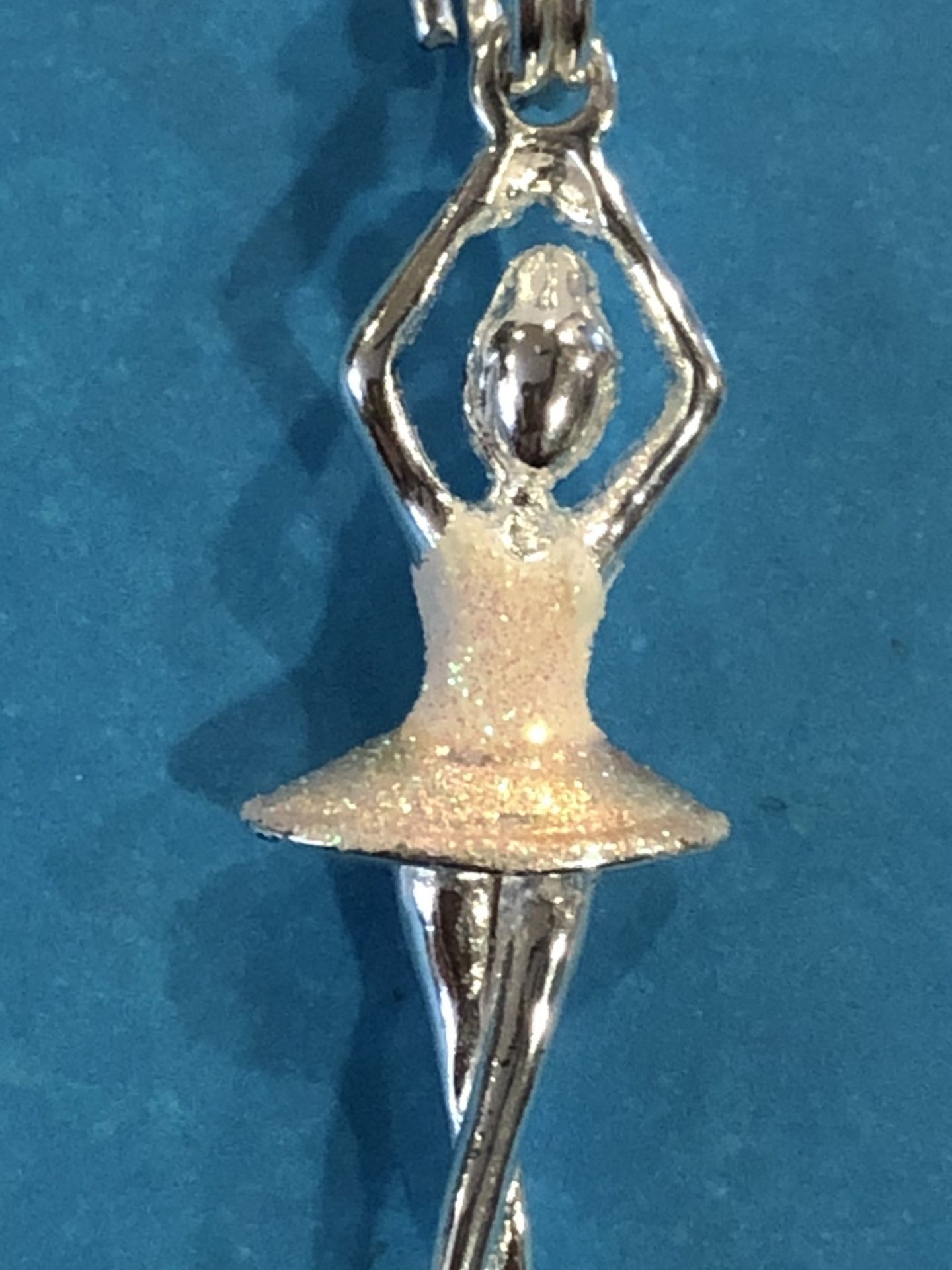 Sterling Ballerina Charm