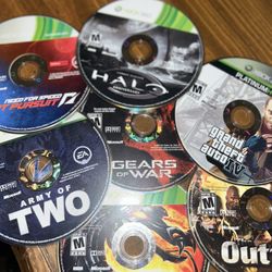 🟢 Xbox 360 Game Lot (8 Games – Disc Only)